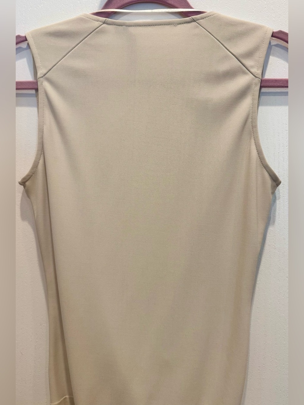 SUPERTRASH Crossover Front Sleeveless Bodysuit Champagne Beige Small - Picture 5 of 8